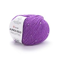 Альпака Голд пайет Alpaca Gold Paillettes 20альпака5пэтр75акрил 180м/50г YarnArt